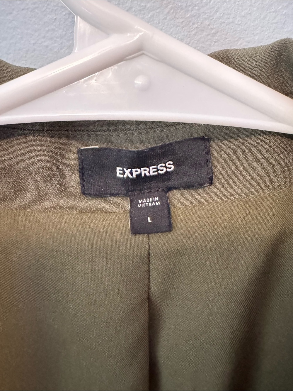 Express Olive Single-Button Blazer - Women - Picture 5 of 6
